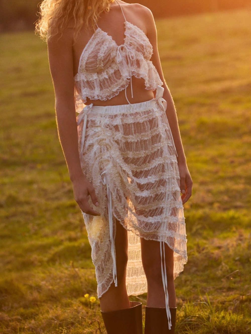 for Love & Lemons Romy Slip - Picture 2 of 8